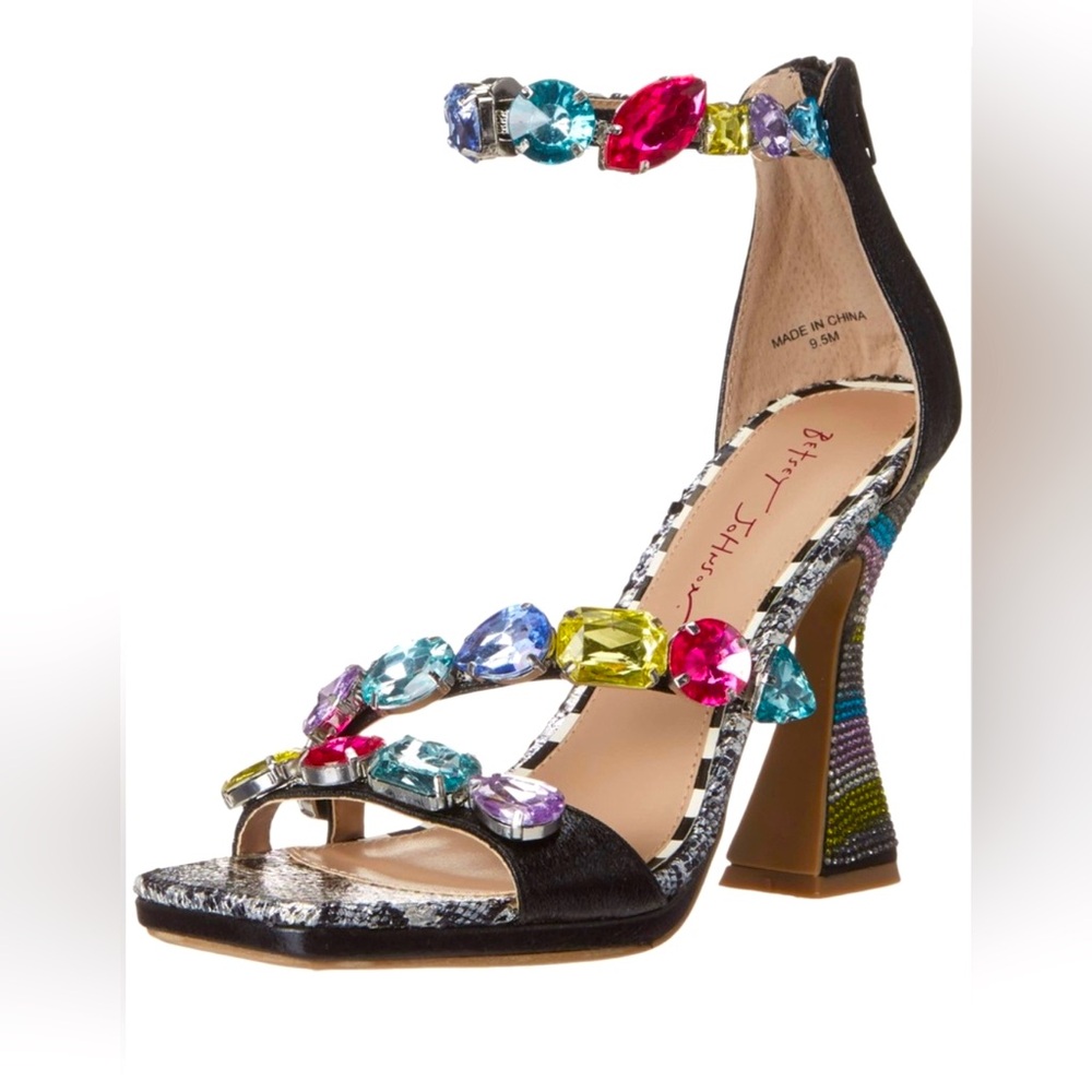 BETSEY JOHNSON
Women's Lillie Jewel
Detailing High Heel Dress used once.     #01
